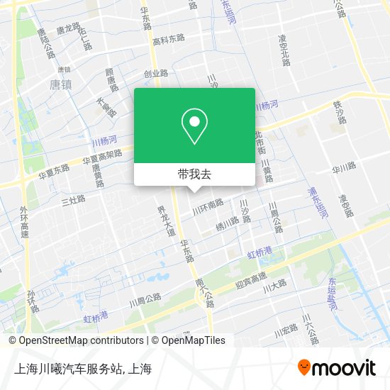 上海川曦汽车服务站地图