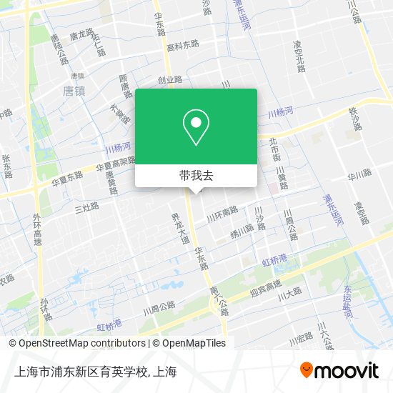 上海市浦东新区育英学校地图