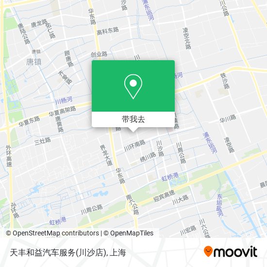 天丰和益汽车服务(川沙店)地图