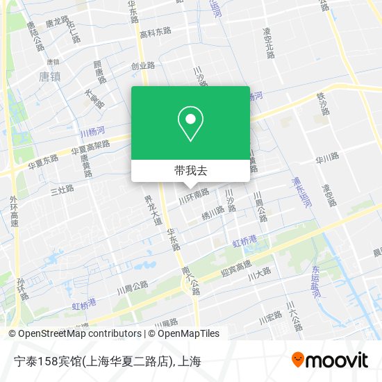 宁泰158宾馆(上海华夏二路店)地图