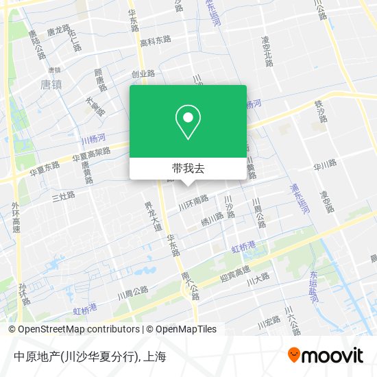 中原地产(川沙华夏分行)地图