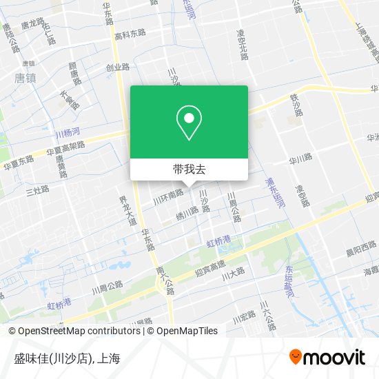 盛味佳(川沙店)地图