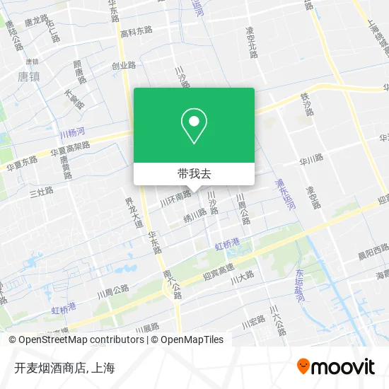 开麦烟酒商店地图