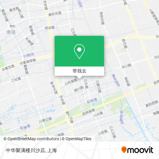 中华聚满楼川沙店地图