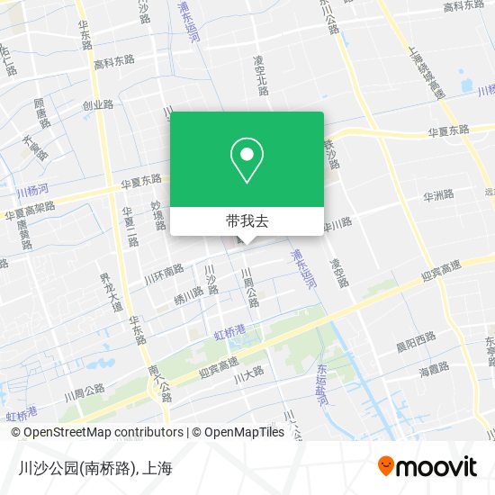 川沙公园(南桥路)地图