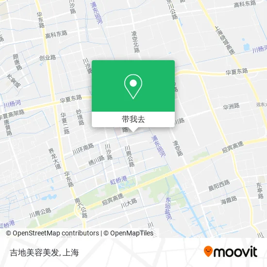 吉地美容美发地图