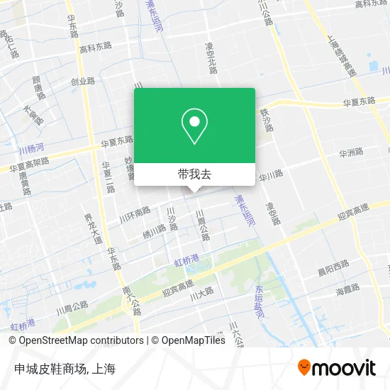 申城皮鞋商场地图