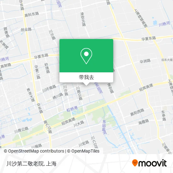 川沙第二敬老院地图