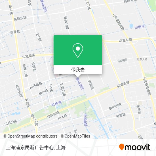 上海浦东民新广告中心地图