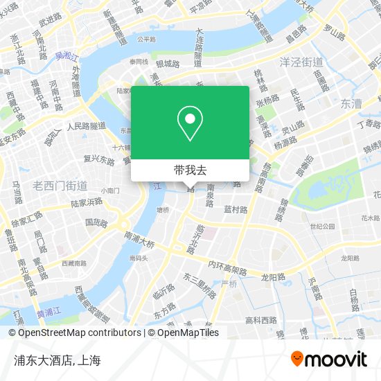 浦东大酒店地图