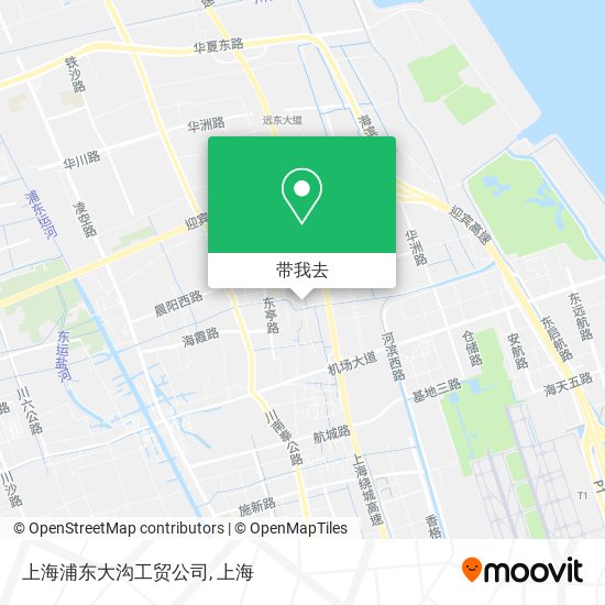 上海浦东大沟工贸公司地图