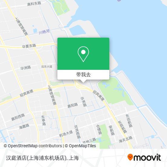 汉庭酒店(上海浦东机场店)地图