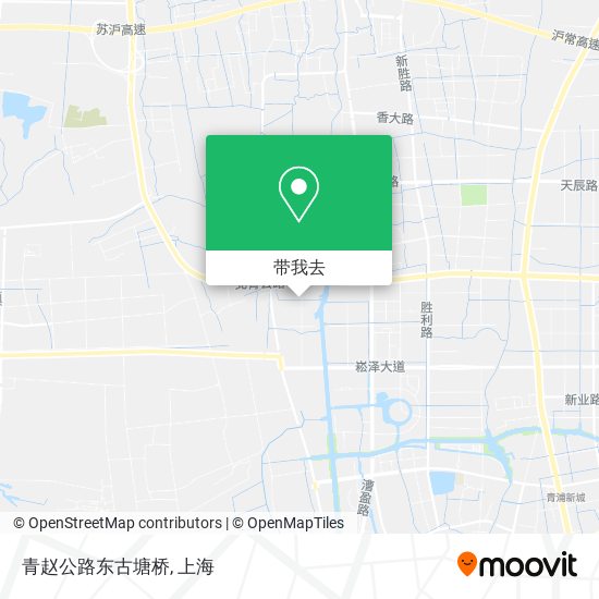 青赵公路东古塘桥地图