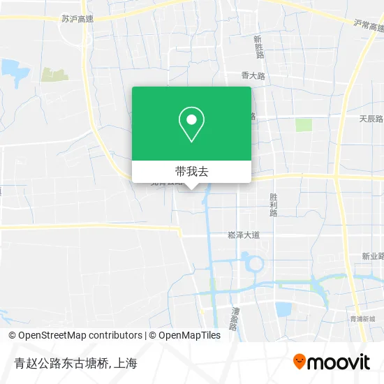 青赵公路东古塘桥地图