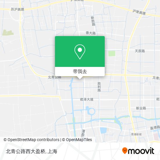 北青公路西大盈桥地图