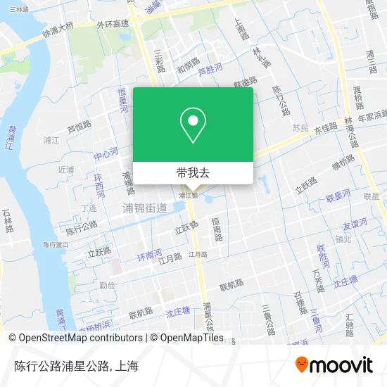 陈行公路浦星公路地图