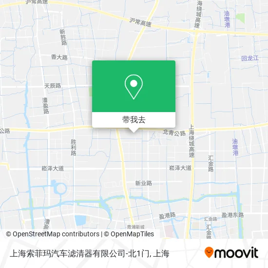 上海索菲玛汽车滤清器有限公司-北1门地图