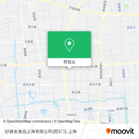 好丽友食品上海有限公司(西2门)地图