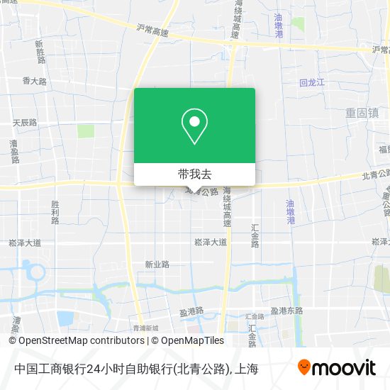 中国工商银行24小时自助银行(北青公路)地图