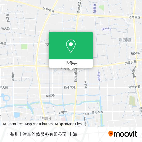 上海兆丰汽车维修服务有限公司地图