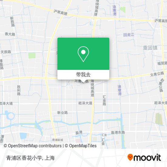 青浦区香花小学地图