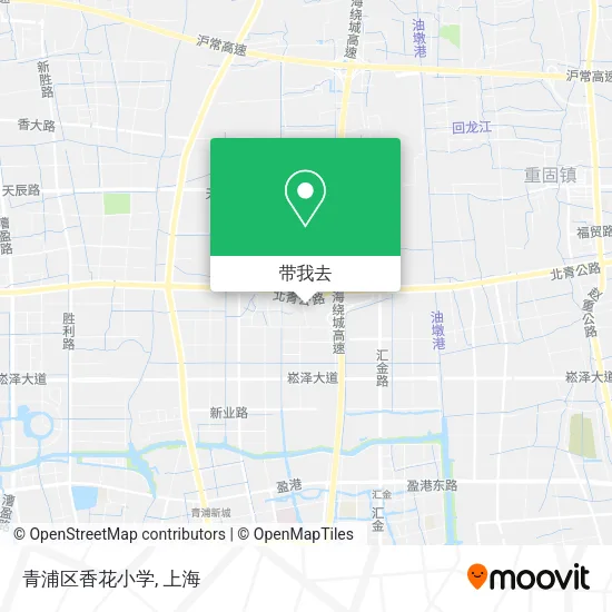 青浦区香花小学地图