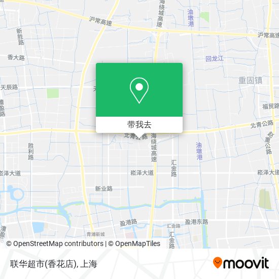 联华超市(香花店)地图