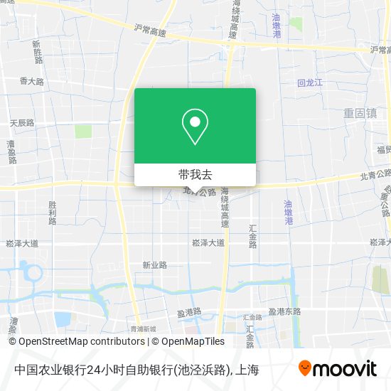中国农业银行24小时自助银行(池泾浜路)地图