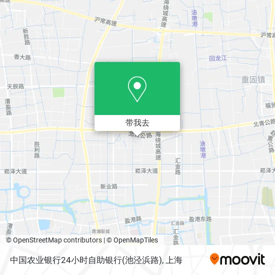 中国农业银行24小时自助银行(池泾浜路)地图