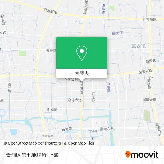 青浦区第七地税所地图
