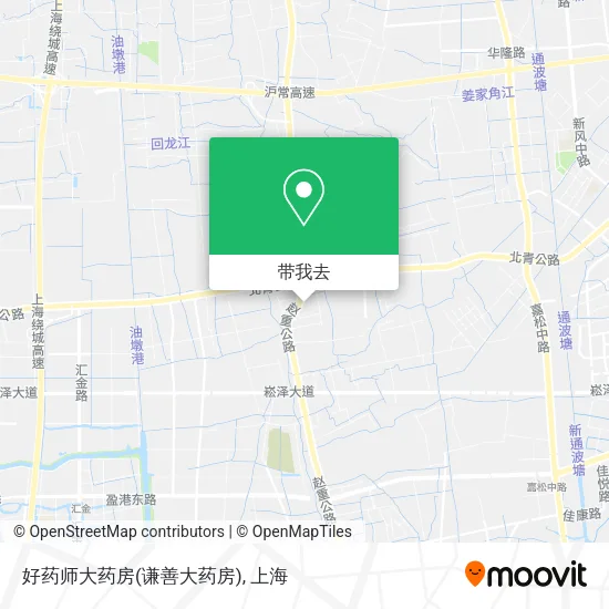 好药师大药房(谦善大药房)地图