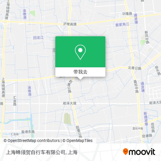 上海蜂须贺自行车有限公司地图