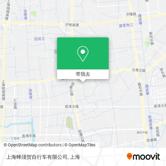 上海蜂须贺自行车有限公司地图