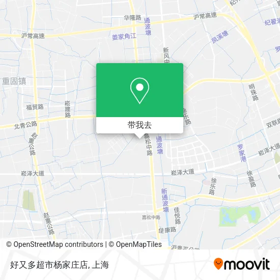 好又多超市杨家庄店地图