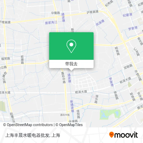 上海丰晨水暖电器批发地图