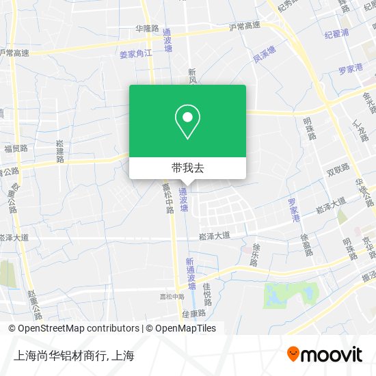 上海尚华铝材商行地图