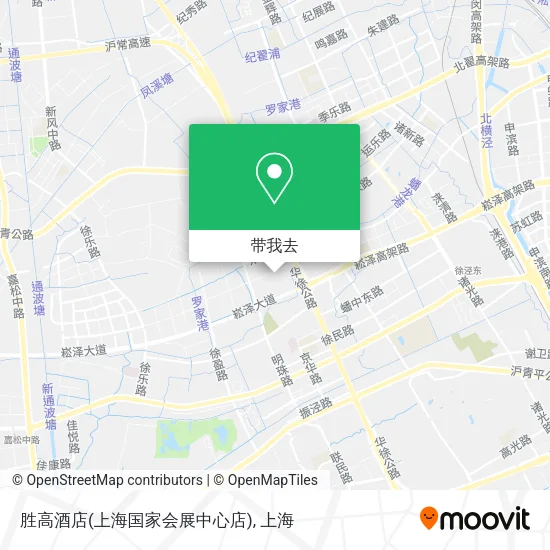 胜高酒店(上海国家会展中心店)地图
