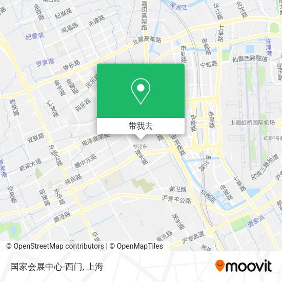 国家会展中心-西门地图