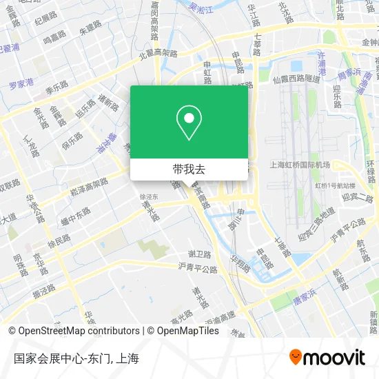 国家会展中心-东门地图