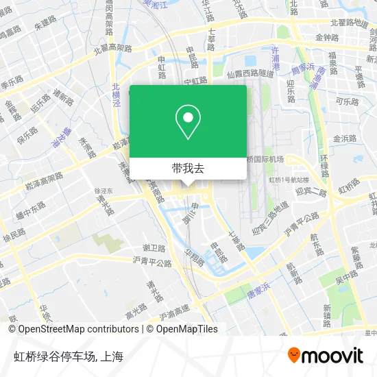 虹桥绿谷停车场地图