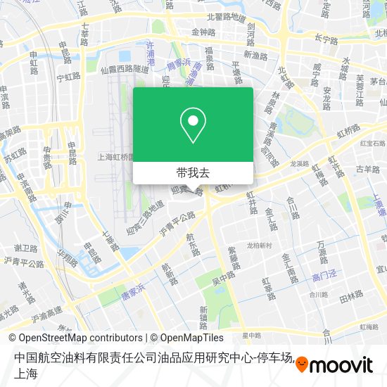 中国航空油料有限责任公司油品应用研究中心-停车场地图