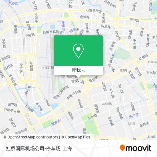 虹桥国际机场公司-停车场地图