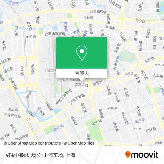 虹桥国际机场公司-停车场地图