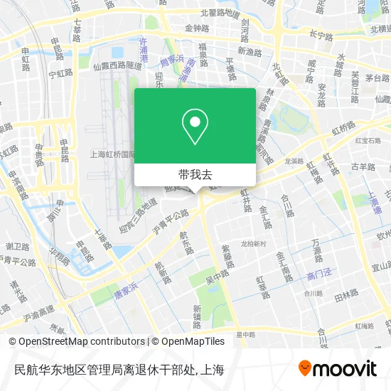 民航华东地区管理局离退休干部处地图