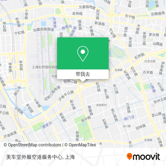 美车堂外服空港服务中心地图