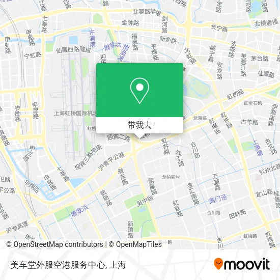 美车堂外服空港服务中心地图