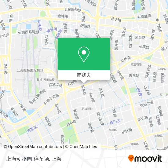 上海动物园-停车场地图