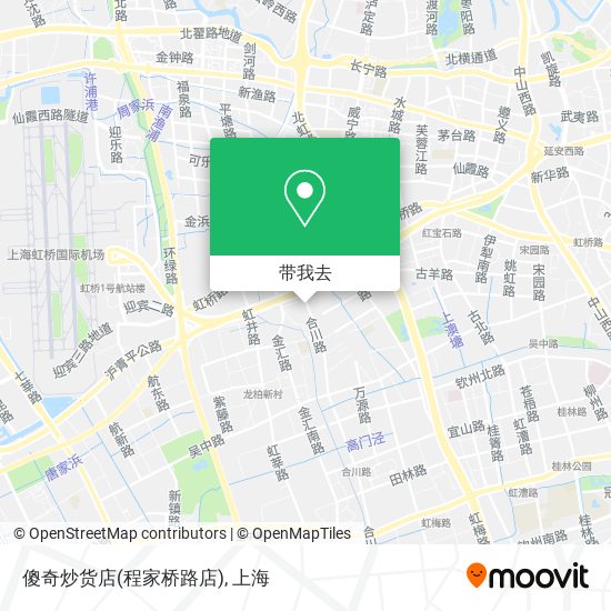 傻奇炒货店(程家桥路店)地图