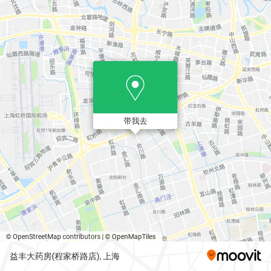 益丰大药房(程家桥路店)地图