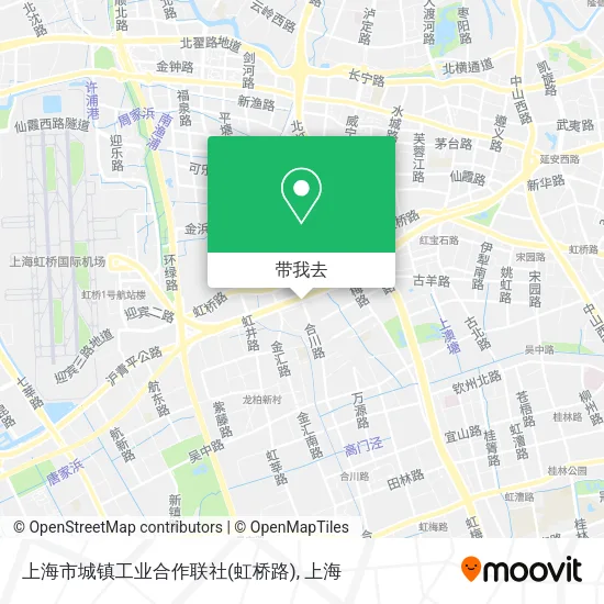 上海市城镇工业合作联社(虹桥路)地图